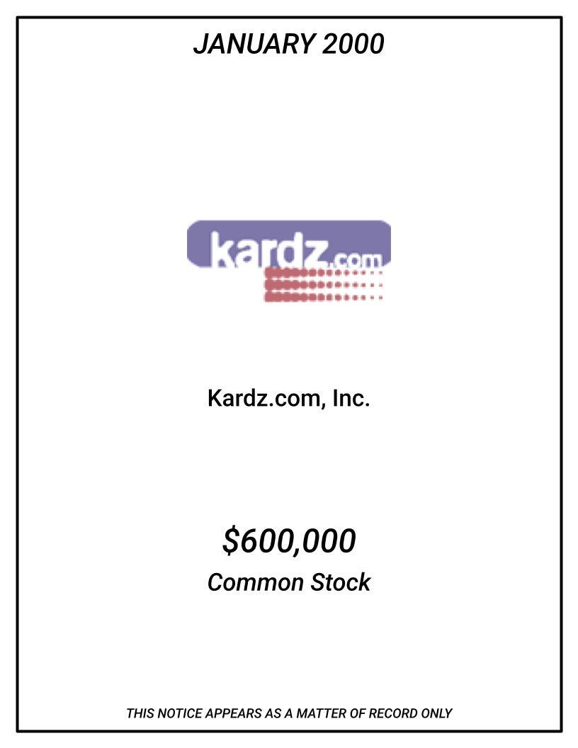 2000-01-Kardz.com-Common-Stock