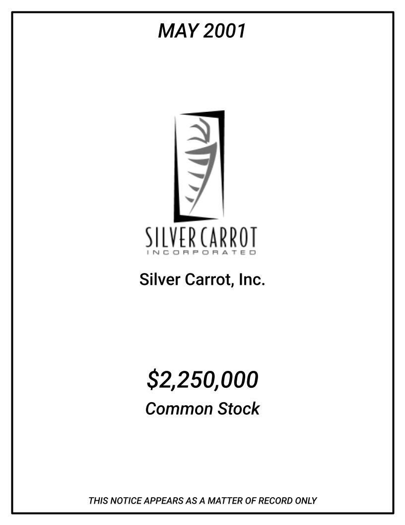 2001-05-Silver-Carrot-Common-Stock