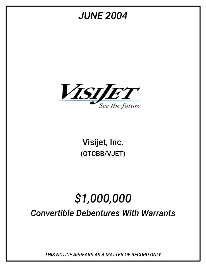 2005-01-VJET-Convertible-Debentures-With-Warrants
