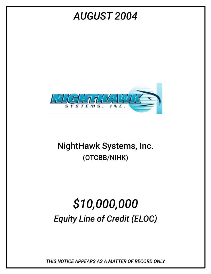 2004-08-NIHK-Convertible-Debenture-With-Warrants
